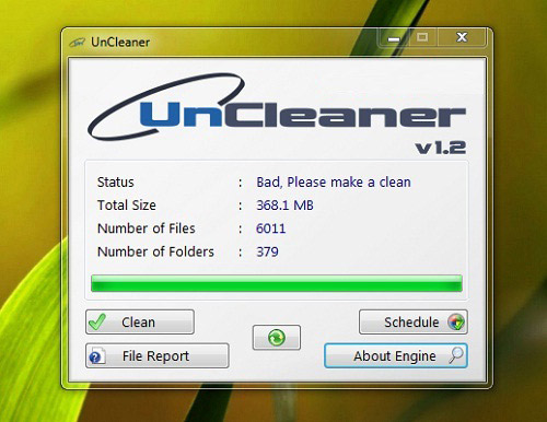 Dọn sạch file rác của trình duyệt và hệ thống, Công nghệ thông tin, Don sach file rac, file rac, trinh duyet, phan mem UnCleaner, UnCleaner, phan mem