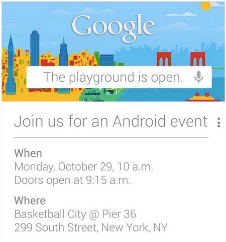 Hình ảnh bức thư mời của Google